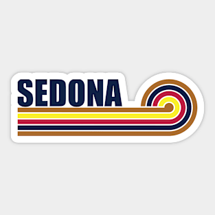 Sedona Arizona horizontal sunset Sticker